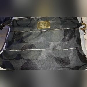 Vintage 1941 Coach Black and Gold Crossbody Bag